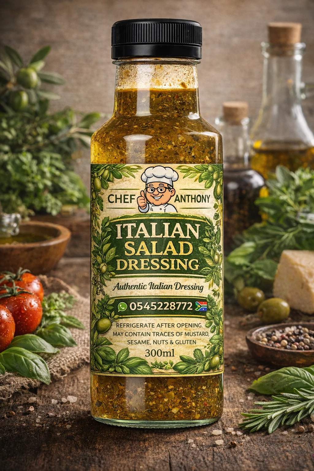 Chef Anthony Italian Salad Dressing in a 300ml bottle